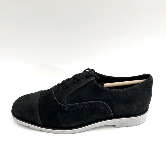 Zara Blue Leather Cap Toe Shoes Men's Size 7 NWT - Picture 4 of 8